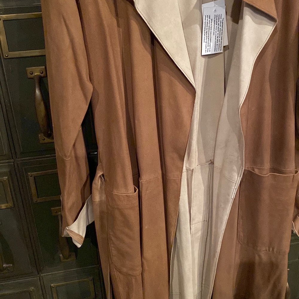 ⭐️ NIGEL PRESTON fine sheepskin suede coat - Picture 8 of 12
